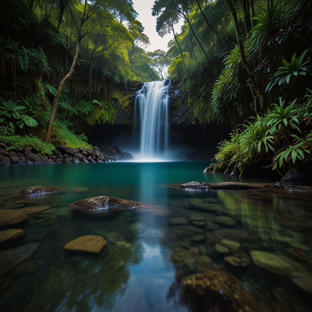 cascada y rio